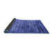 Sideview of Oriental Blue Industrial Rug, urb2778blu