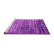Sideview of Machine Washable Oriental Pink Industrial Rug, wshurb2778pnk