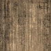 Square Oriental Brown Industrial Rug, urb2778brn