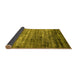 Sideview of Oriental Yellow Industrial Rug, urb2778yw