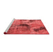 Industrial Red Washable Rugs