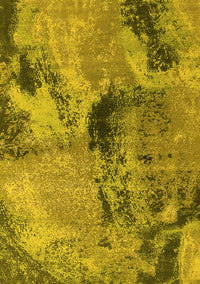 Oriental Yellow Industrial Rug, urb2779yw