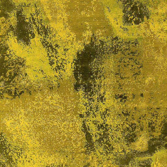 Oriental Yellow Industrial Rug, urb2779yw