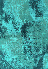 Oriental Turquoise Industrial Rug, urb2779turq