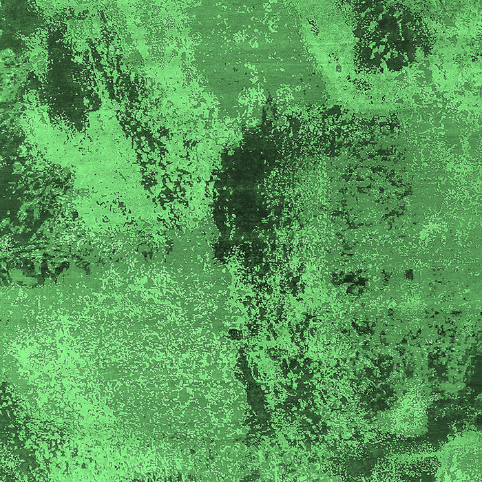 Oriental Emerald Green Industrial Rug, urb2779emgrn