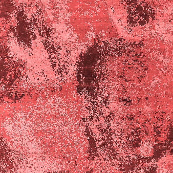 Machine Washable Oriental Red Industrial Rug, wshurb2779red