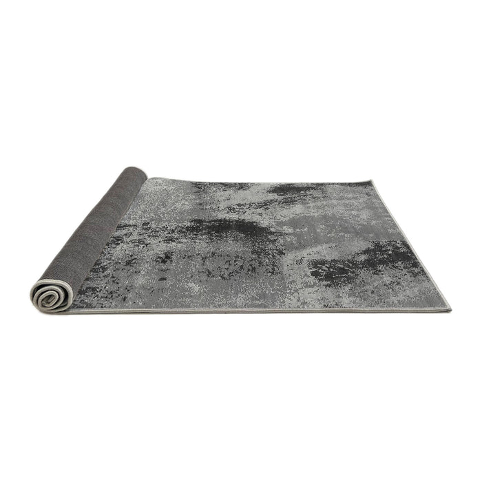 Sideview of Oriental Gray Industrial Rug, urb2779gry