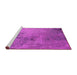 Sideview of Machine Washable Oriental Pink Industrial Rug, wshurb2780pnk