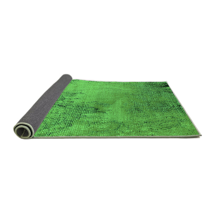 Sideview of Oriental Green Industrial Rug, urb2780grn
