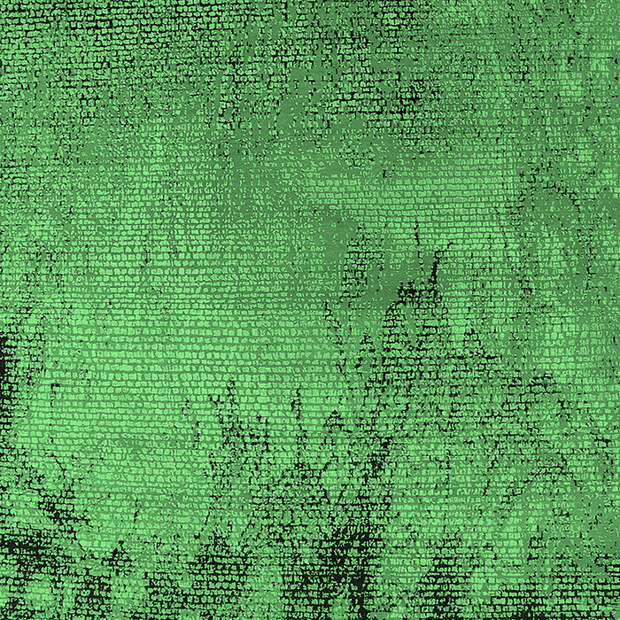 Machine Washable Oriental Emerald Green Industrial Area Rugs, wshurb2780emgrn