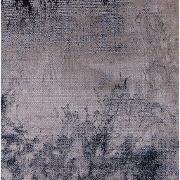 Square Mid-Century Modern Gray Oriental Rug, urb2780