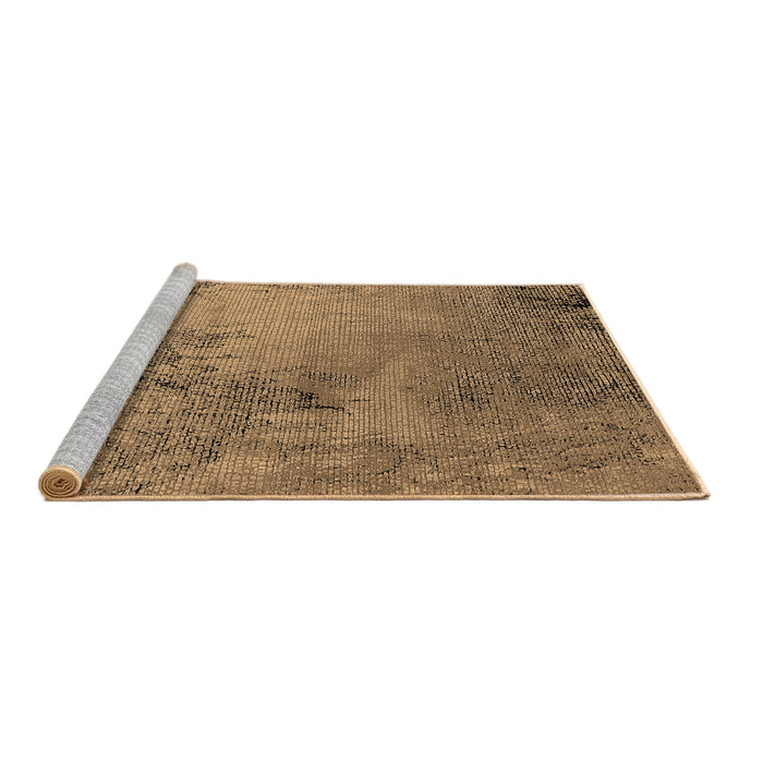Sideview of Machine Washable Oriental Brown Industrial Rug, wshurb2780brn