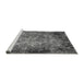 Sideview of Machine Washable Oriental Gray Industrial Rug, wshurb2781gry