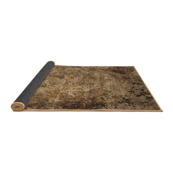 Sideview of Oriental Brown Industrial Rug, urb2781brn