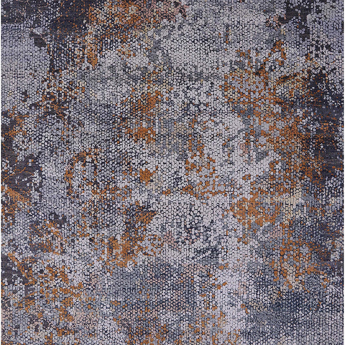 Mid-Century Modern Black Oriental Rug, urb2781