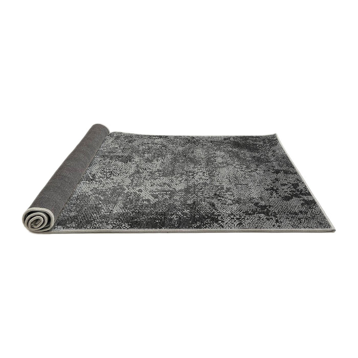 Sideview of Oriental Gray Industrial Rug, urb2781gry
