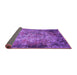 Sideview of Oriental Purple Industrial Rug, urb2781pur