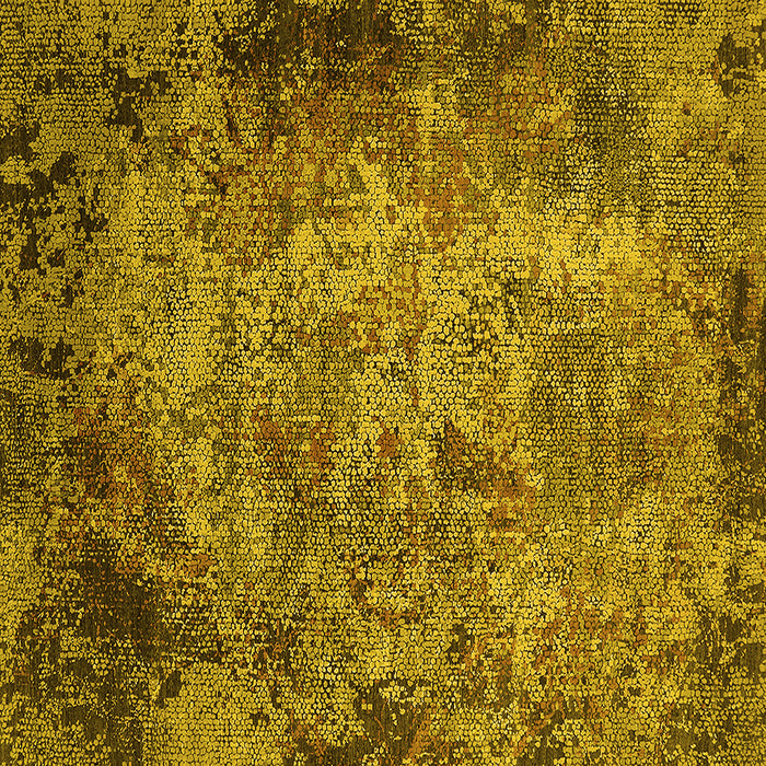 Square Oriental Yellow Industrial Rug, urb2781yw