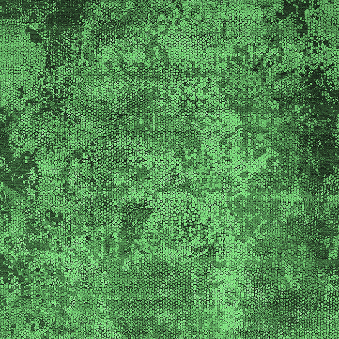 Machine Washable Oriental Emerald Green Industrial Area Rugs, wshurb2781emgrn