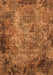 Machine Washable Oriental Orange Industrial Area Rugs, wshurb2781org