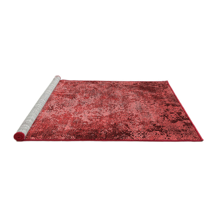 Industrial Red Washable Rugs