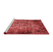 Industrial Red Washable Rugs