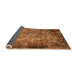 Sideview of Oriental Orange Industrial Rug, urb2781org