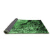 Sideview of Oriental Emerald Green Industrial Rug, urb2782emgrn