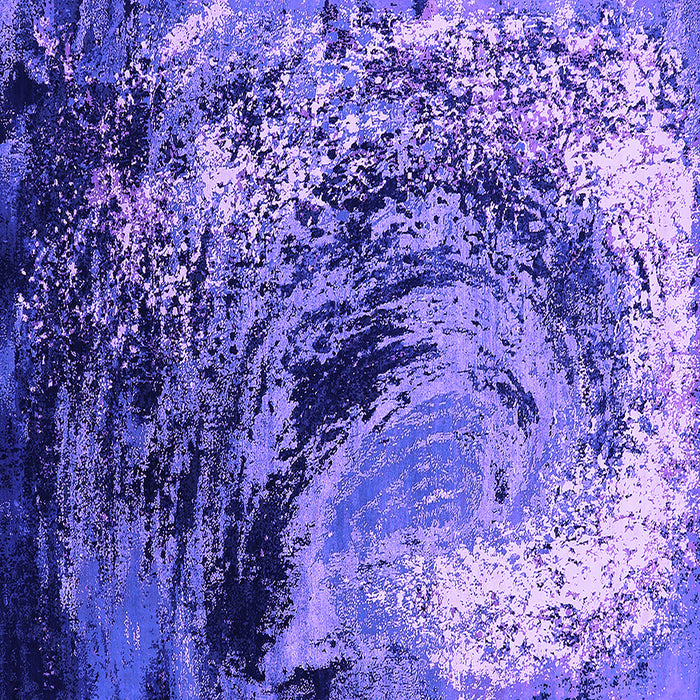 Square Machine Washable Oriental Purple Industrial Area Rugs, wshurb2782pur