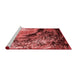 Industrial Red Washable Rugs