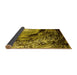 Sideview of Oriental Yellow Industrial Rug, urb2782yw