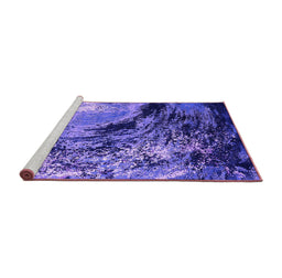 Sideview of Machine Washable Oriental Purple Industrial Area Rugs, wshurb2782pur