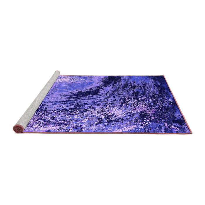Sideview of Machine Washable Oriental Purple Industrial Area Rugs, wshurb2782pur