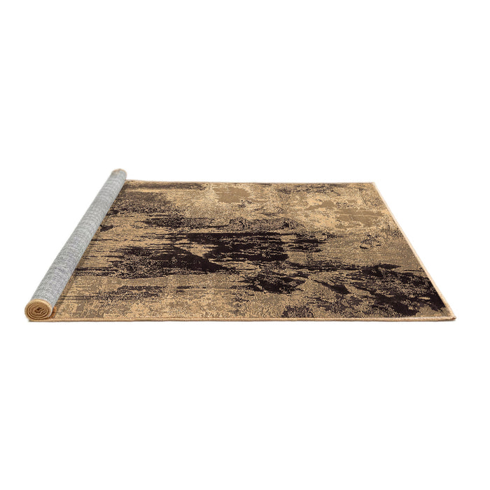 Sideview of Machine Washable Oriental Brown Industrial Rug, wshurb2783brn