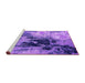 Sideview of Machine Washable Oriental Purple Industrial Area Rugs, wshurb2783pur