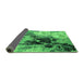 Sideview of Oriental Green Industrial Rug, urb2783grn