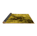 Sideview of Oriental Yellow Industrial Rug, urb2783yw