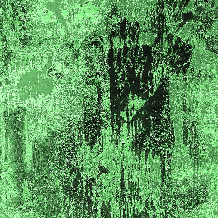 Oriental Emerald Green Industrial Rug, urb2783emgrn