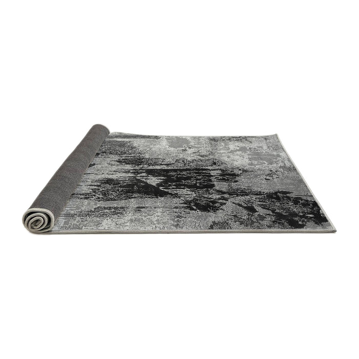 Sideview of Oriental Gray Industrial Rug, urb2783gry
