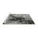 Sideview of Machine Washable Oriental Gray Industrial Rug, wshurb2783gry
