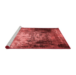 Industrial Red Washable Rugs
