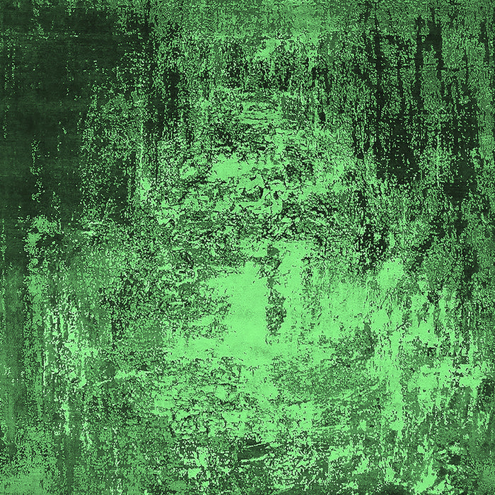 Oriental Emerald Green Industrial Rug, urb2784emgrn