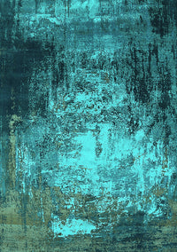 Oriental Turquoise Industrial Rug, urb2784turq