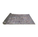 Sideview of Mid-Century Modern Dark Gray Oriental Rug, urb2785