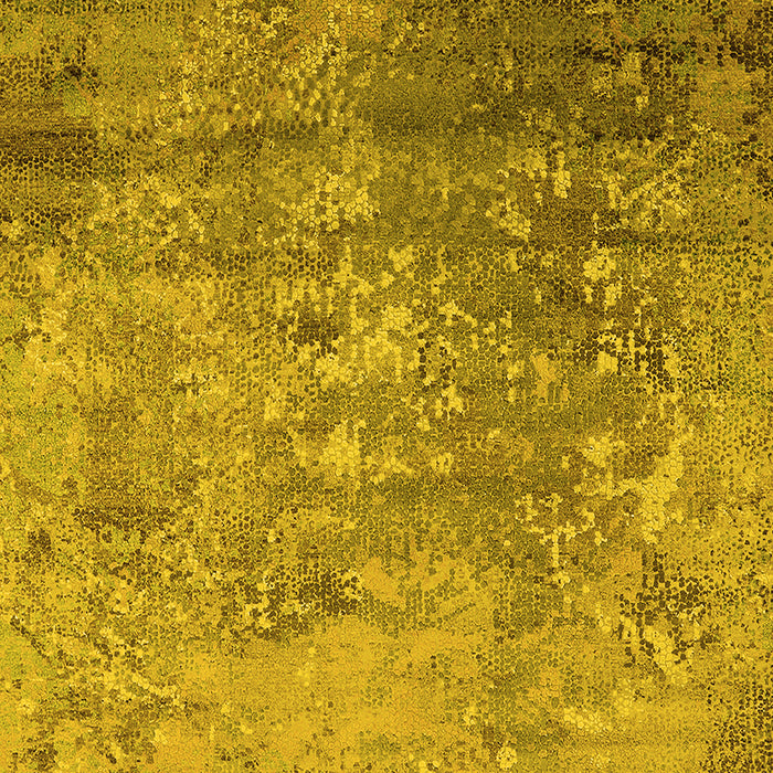 Machine Washable Oriental Yellow Industrial Rug, wshurb2785yw