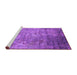 Sideview of Machine Washable Oriental Purple Industrial Area Rugs, wshurb2785pur