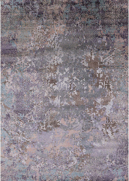 Mid-Century Modern Dark Gray Oriental Rug, urb2785