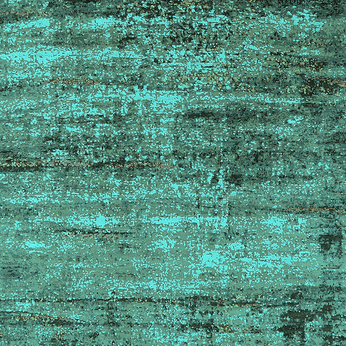Machine Washable Oriental Turquoise Industrial Area Rugs, wshurb2786turq