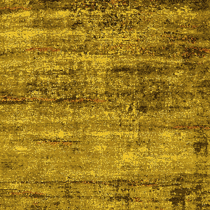 Machine Washable Oriental Yellow Industrial Rug, wshurb2786yw