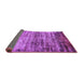 Sideview of Oriental Purple Industrial Rug, urb2786pur